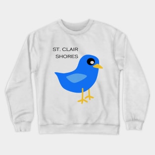 St. Clair Shores Blue Bird Crewneck Sweatshirt